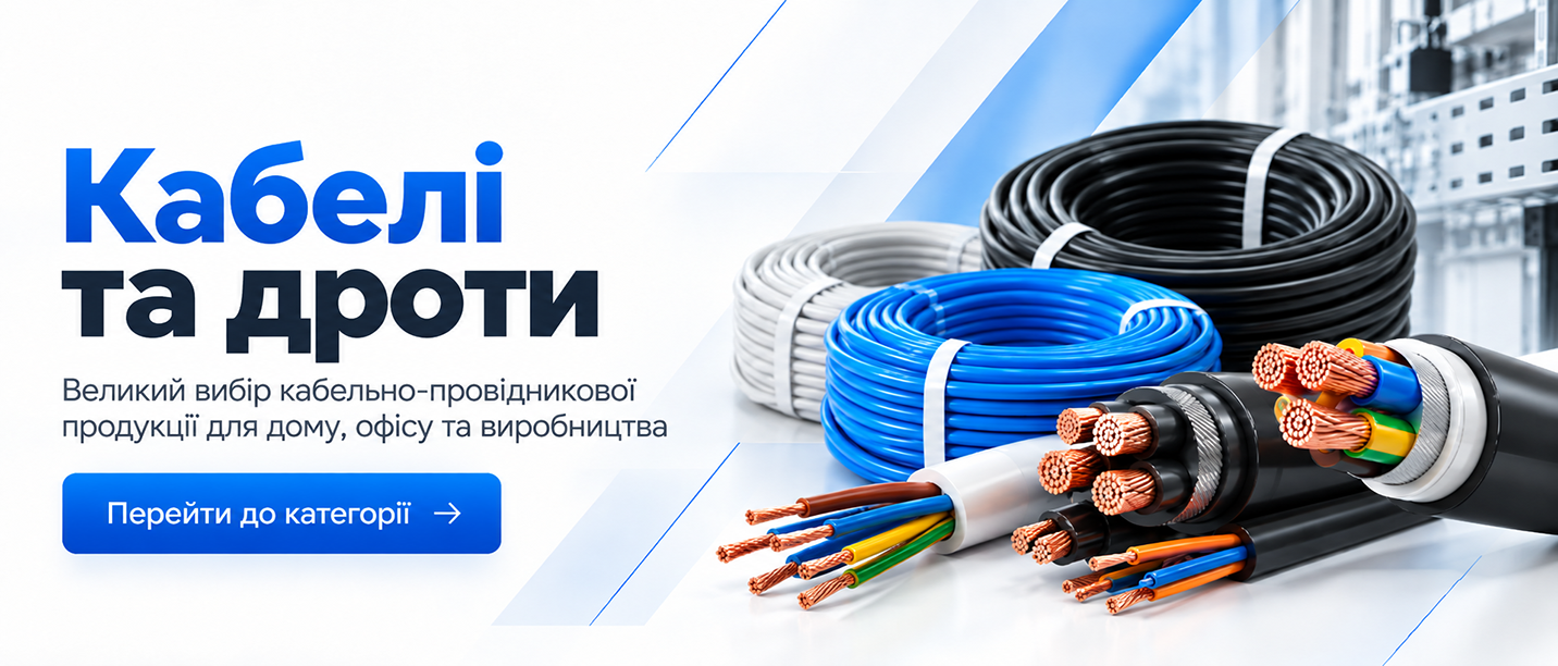 Кабелі та дроти