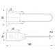 Анкерний ізольований затискач e.i.clamp.si.2.16.35, з дротяною скобою, E.NEXT