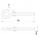Анкерний гак e.anchor.hook.pro.M10.12.100, М10, 12х100мм, E.NEXT