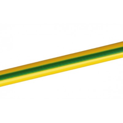 Термоусадочная трубка Ø 6,0/3,0 желто-зеленая