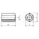 Гайка шестигранная М12 CM111200 DKC