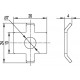Шайба для дротяного лотка чотирипелюсткова, INOX CM180600INOX DKC