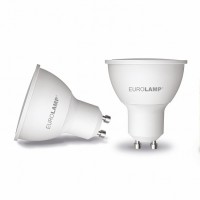 LED Лампа ЕКО серія 'D' SMD MR16 5W GU10 4000K (200) EUROLAMP LED-SMD-05104(D)
