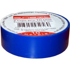 Изолента e.tape.pro.10.blue из самозатухающего ПВХ, синяя (10м), E.NEXT