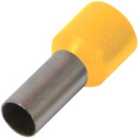 Ізольований наконечник втулковий e.terminal.stand.е0508.yellow 0,5 кв.мм, штир 8мм (упаковка)