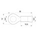 Изолированный наконечник e.terminal.stand.rv3.3,5.6.grey 2.5-4 кв.мм, серый