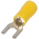 Ізольований наконечник вилковий e.terminal.stand.sv.2.3,2.yellow 1.5-2.5 кв.мм, жовтий (упаковка)