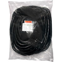 Спіральна обв'язка e.spiral.stand.24.black, 20-130 мм, 10м, чорна, E.NEXT