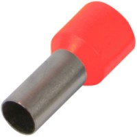 Ізольований наконечник втулковий e.terminal.stand.e7508.red 0.75 кв.мм, червоний (упаковка)