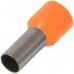 Изолированный наконечник втулочный e.terminal.stand.e7508.orange 0.75 кв.мм, оранжевый (упаковка)