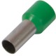 Ізольований наконечник втулковий e.terminal.stand.e4009.green 4,0 кв.мм, зелений (упаковка)