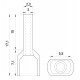 Ізольований наконечник на 2 дроти e.terminal.stand.te.2.1.red (TE1010 red) 2x1 кв.мм, червоний (упаковка)