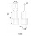 Наконечник изолированный e.terminal.stand.mdd2.187.8 (dd.m.1,5.2,5)