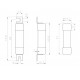 Запобіжник CH 14x51 gPV 20A 1000V (10kA), 2637107, ETI