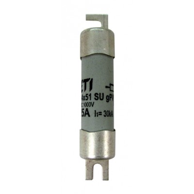 Запобіжник CH SU 14x51 gPV 16A 1000V (10kA), 2637305, ETI