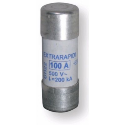 Предохранитель CH-S22UQ/100A/500V aR (200 kA), 2645125, ETI