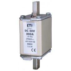 Предохранитель NH-00 TELECOM 80V DC 250A (с бойком), 4110102, ETI