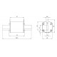 Предохранитель NH-00 TELECOM 80V DC 800A (с бойком), 4110105, ETI