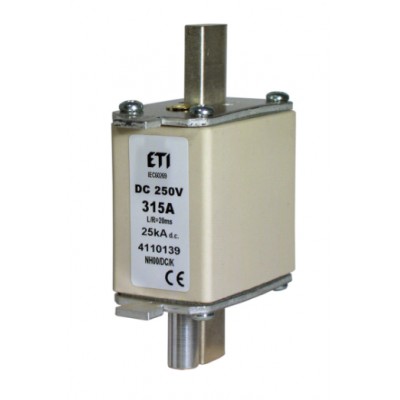 Предохранитель NH-00 DC 100A 250V, 4110131, ETI