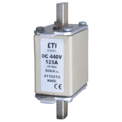 Предохранитель NH-000 DC 20A 440V, 4110200, ETI