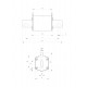 Запобіжник NH 0/gG 100A 500V KOMBI, 4183214, ETI