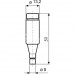 Запобіжник DIUQ2A/500V gR (50 kA), 4321001, ETI