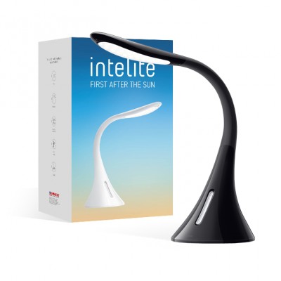 Настільний LED світильник Intelite Desklamp 9W black (DL2-9W-BL)