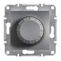 Механізм, світлорегулятор, 315 Вт, колір сталь, Asfora, Schneider Electric