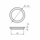 LED Панель (кругл.) 12W 3000K 220V LED-DLR-12/3, EUROLAMP
