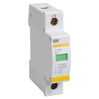 Обмежувач імпульсної перенапруги ОПС1-B 1Р In=30kA Un=400B Im=60kA , IEK