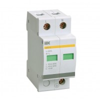 Обмежувач імпульсного перенапруги ОПС1-C 2P In=20kA Un=400B Im=40kA, IEK