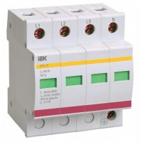 Обмежувач імпульсного перенапруги ОПС1-D 4Р In=5kA Un=230B Im=10kA, IEK