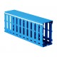 Перфорированный кабель-канал RL12 120х80 00259RL, цвет синий, ДКС
