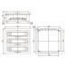 Корпус пластиковий ЩРВ-П-36, що вбудовується, IEK
