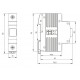 Сигнальна лампа ЛС-47М із світлодіодною матрицею синя, IEK