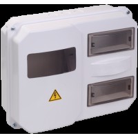 Корпус пласт. ЩУРн-П 1/12 для 1-ф лічильника навісний 270х330х110 IP55