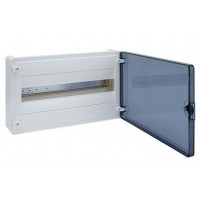 Щит пластиковый 18 модулей встраиваемый с прозрачной дверцей, IP40, VF118TD Hager Golf