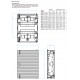 Щит пластиковий 36 модулів накладний з білими дверцятами, VS312PD Hager Golf