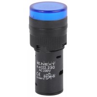 Світлосигнальна арматура e.ad22.230.blue Ø22мм 230В АС синя