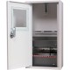 Корпус e.mbox.stand.n.f1.08.z металевий, під 1-ф. лічильник, 8 мод., навісний, із замком