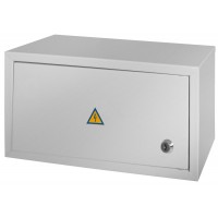 Корпус e.mbox.stand.n.15.z металевий, під 15 мод., навісний, із замком