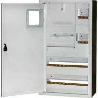 Корпус e.mbox.stand.n.f3.36.z.e металевий, під 3-ф. електронний лічильник, 36 мод., навісний, із замком
