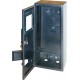 Корпус e.mbox.stand.n.f3.22.z.str металевий, під 3-ф. лічильник, навісний, 22 мод., із замком, вуличний