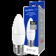 Декоративна лампа LED GLOBAL C37 CL-F 5W яскраве світло 220V E27 AP (1-GBL-132) (NEW)