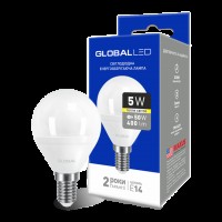 Декоративна лампа Декоративна лампа LED GLOBAL G45 F 5W м'яке світло 220V E14 AP (1-GBL-143) (NEW)