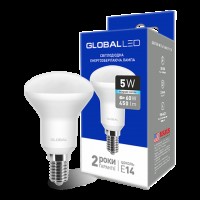 Точкова лампа LED GLOBAL R50 5W яскраве світло 220V E14 (1-GBL-154) (NEW)