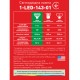 Точкова лампа LED лампа 3W м'яке світло MR16 GU5.3 220V (1-LED-143-01)