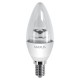 Декоративна лампа LED лампа MAXUS 4W яскраве світло C37 Е14 220V (1-LED-330)
