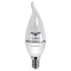 Декоративна лампа LED лампа 4W яскраве світло C37 Е14 220V (1-LED-332)