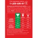 Точечная лампа LED лампа 4W мягкий свет MR16 GU5.3 220V (1-LED-405-01)